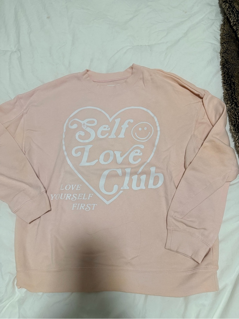 Grayson Threads Pink 'Self Love Club' Crewneck Sweatshirt